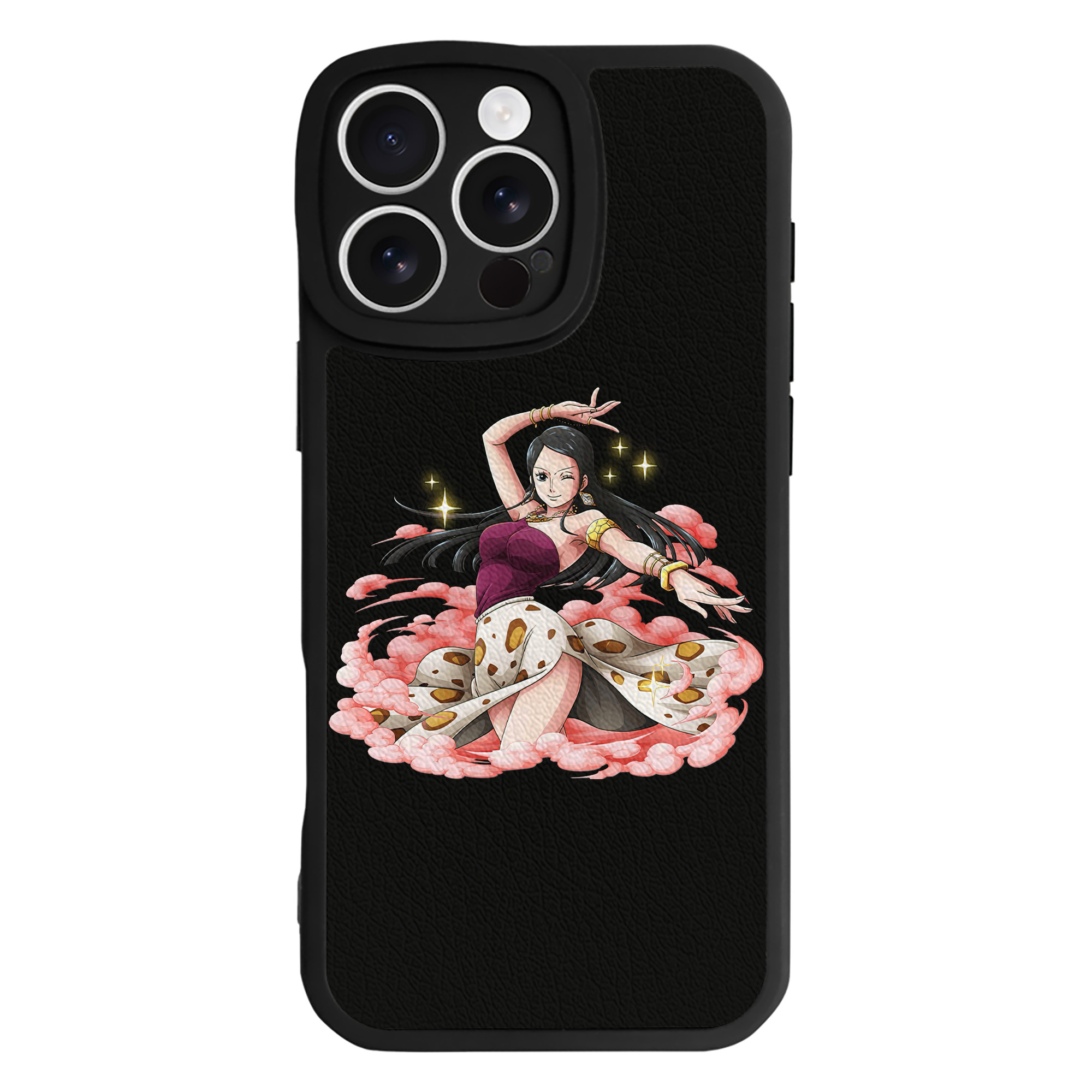 （画像用） ワンピース ニコ・ロビン ONE PIECE Nico Robin 【iPhone 16シリーズ対応】シリコンスマホケース（レザー調） 材質：シリコン